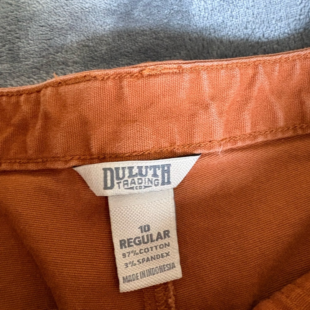 Duluth Trading Co Women's Orange Pants - Picture 2 of 5